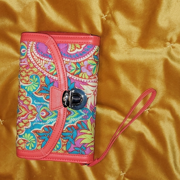 NWOT Very Bradley Mandy w/ Matching Wristlet Wallet - Picture 4 of 7